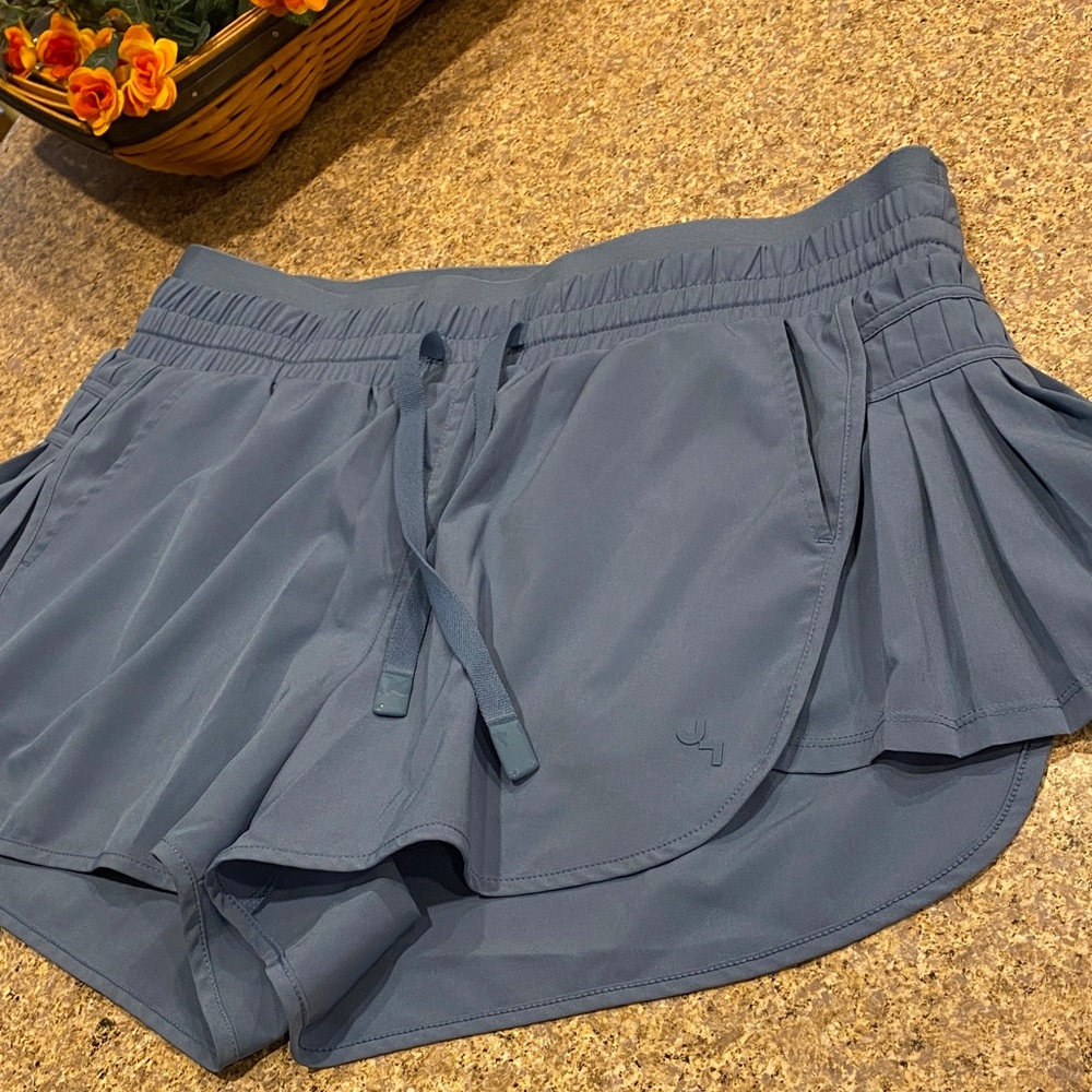 JoyLab Blue Activewear Shorts With Attached Panty Size Large